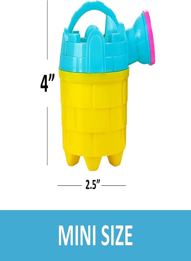 4E's Novelty Kids Watering Cans Bulk (Mini) 6 Pack, 4.5 Inch Plastic - Gardening Planting Tools for Kids & Toddlers, Beach Party Favors Gifts, Bulk Sand Toys, Easter Basket Stuffers - Image 4