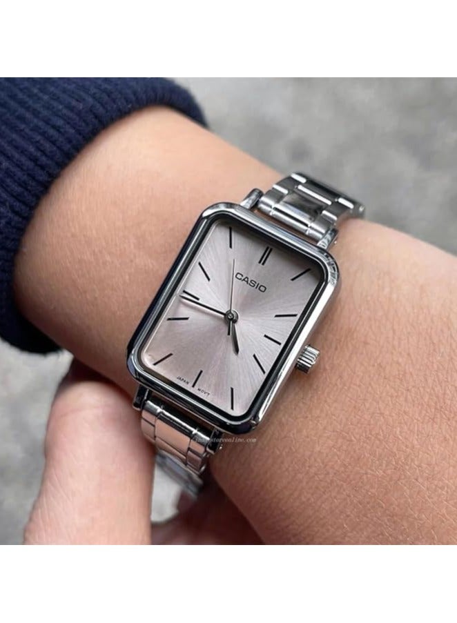 كاسيو ساعة كاسيو للسيدات LTP-V009D-7EUDF مقاومة للماء كوارتز ستانلس ستيل، 20.7 ملم - Image 3