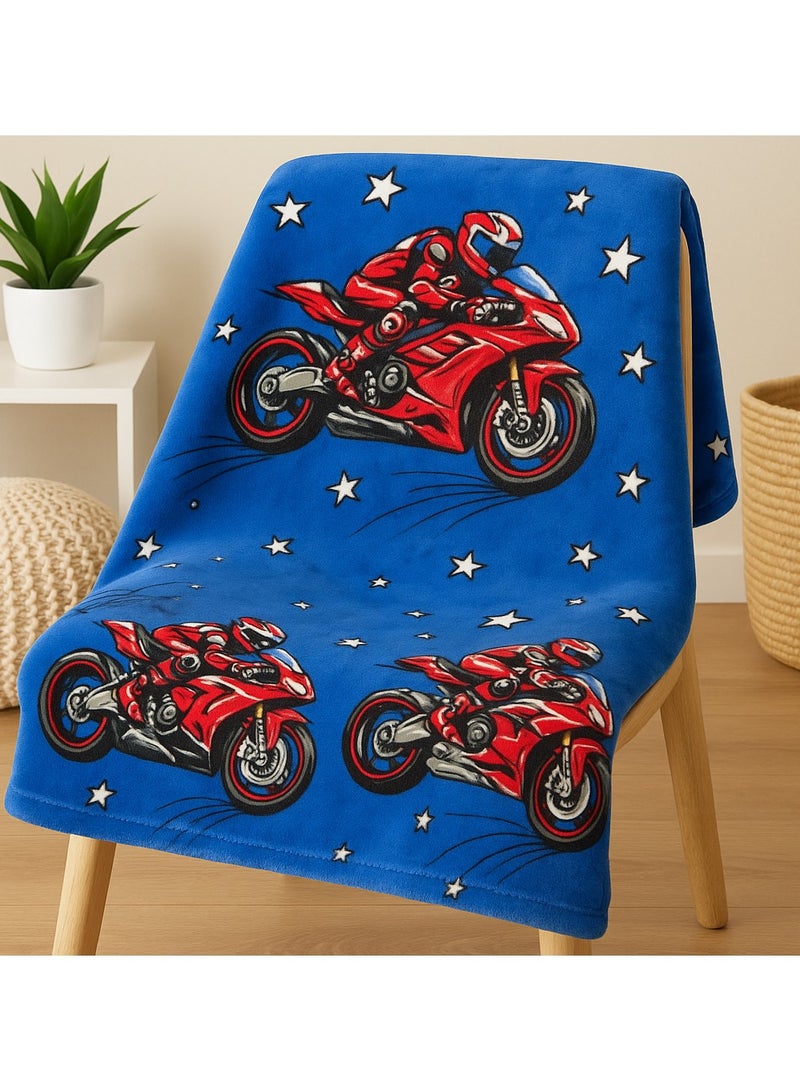 أورز طقم لحاف مفرش سرير شتوي مخمل ناعم مبطن بفرو برسومات اطفال من 3 قطع مقاس مفرد - Image 3