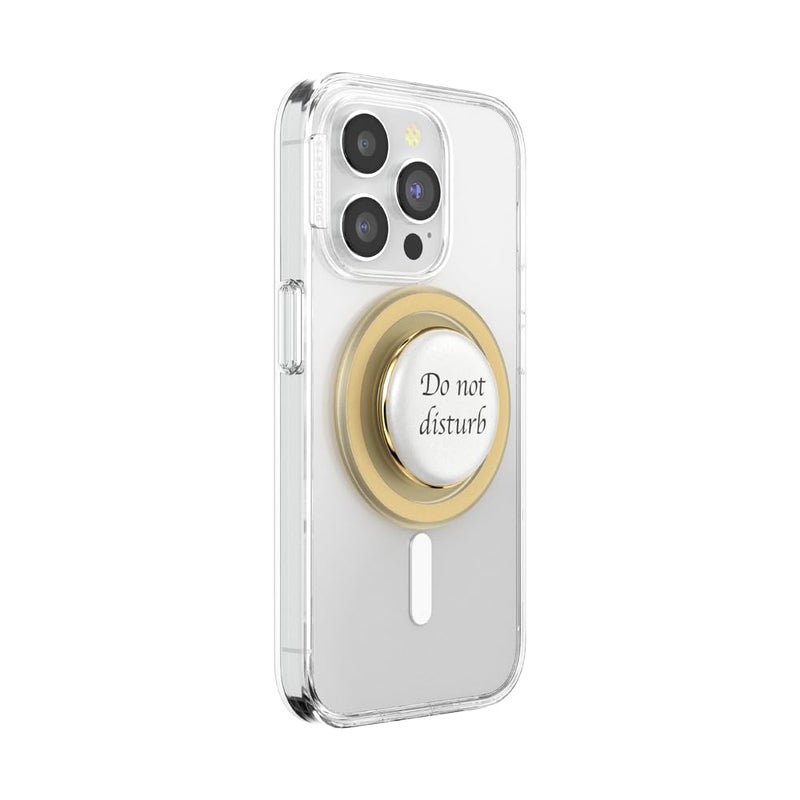 PopSockets Phone Grip for MagSafe, Magnetic Holder, Phone Stand, White - Resin DND - Image 3
