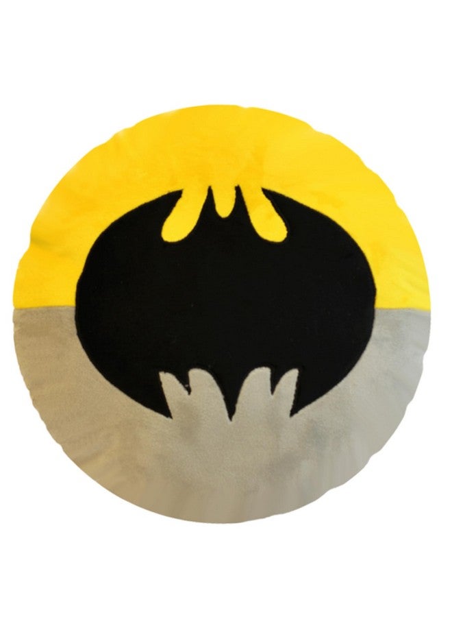 Mirada Batman Round Face Soft Toy | Fun Batman-Themed Face Soft Toy for Kids | Soft and Cozy Decorative Pillow- 30 cm - Image 1