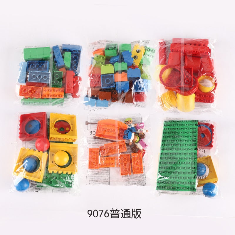 9076 Compatible With Lego Pipe Game Large Particle Building Blocks Training Institution 4 Years Old + Teaching Aware - Image 3