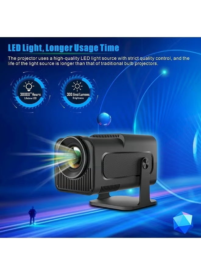 JAJEEK Smart 5G Portable Projector HD 1080P – Support 4K, WiFi6, BT 5.0, Android 11, 150 Inches, Auto Keystone Correction, Compatible with Android/iOS/TV Box/HDMI/USB/PS4/PS5 Game  - Image 3