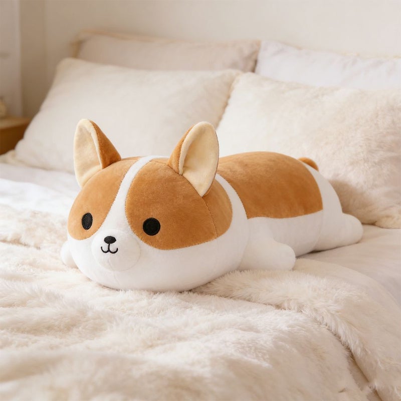Corgi Plush Pillow Soft Dog Toy For Kids Room Decoration - Image 1