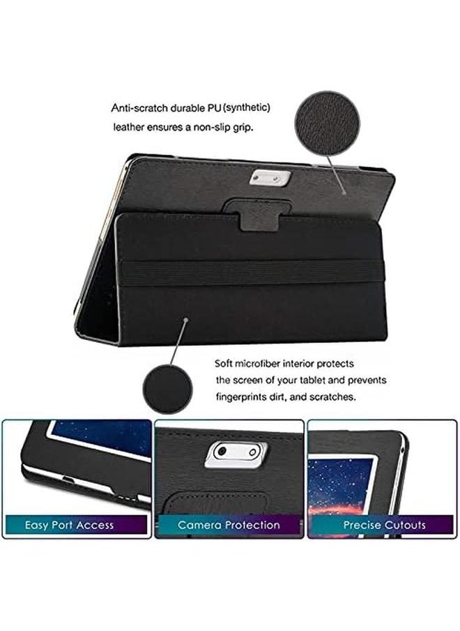 erorex - 10.1 Inch Android Tablet Case Pu Leather Folio Cover Compatible With Yellyouth 10.1 Yuntab 10.1 (K107 K17) Plum 10 Lectrus 10 Victbing 10 Hoozo 10 Wecool 10.1 Kubi 10.1 Winsing Lllccorp 10 - Image 1