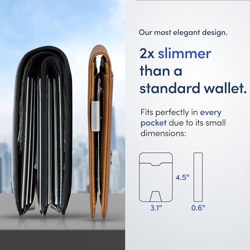 TRAVANDO AirTag* Wallet Mens Wallet with Money Clip Air Tag Wallet Card Holder RFID Blocking Bifold Gifts for Men - Image 5