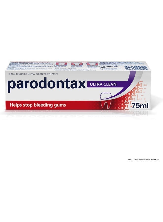 Parodontax معجون أسنان ألترا كلين، 75 مل - Image 1