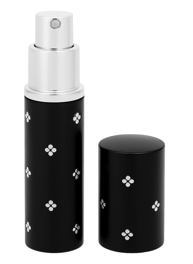 VENDIX Refillable Perfume Atomizer Spray Bottle – 30ml Mini Travel Size Black Aluminum Mist Sprayer with Leak-Proof Nozzle – Portable Fragrance Dispenser for Purse or Pocket - Image 1