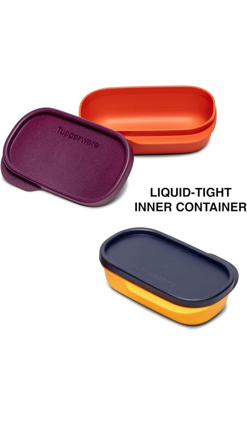 tupperware Plastic My Lunch LiquidTight Lunch Box 590ml 2pc Multicolour - Image 5