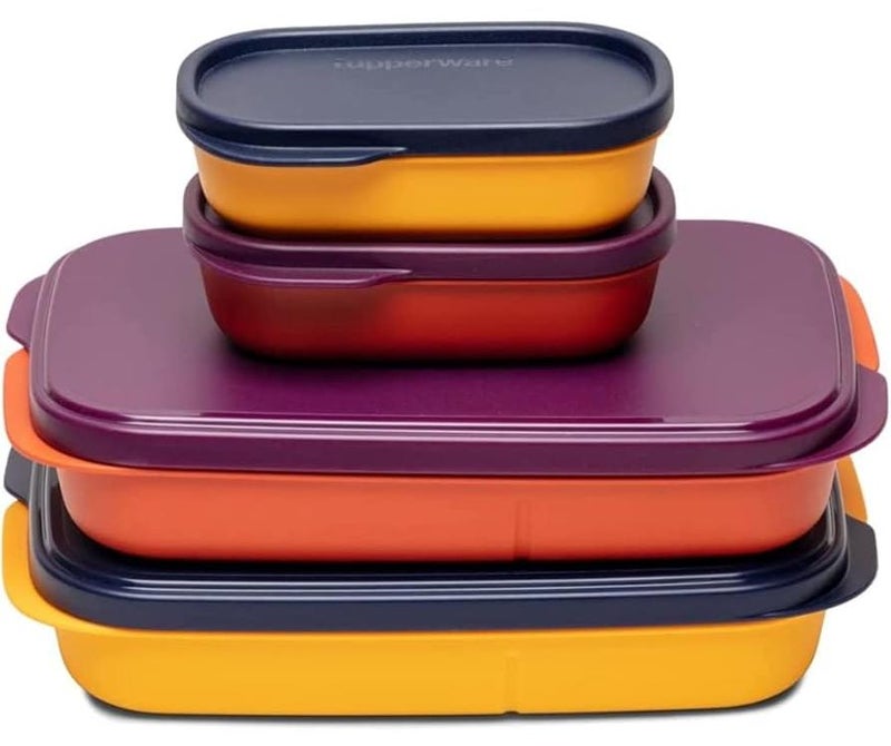 tupperware Plastic My Lunch LiquidTight Lunch Box 590ml 2pc Multicolour - Image 1