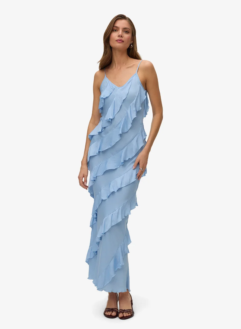 Vero Moda  Vmicelyn Ruffle Maxi Dress for Women | Best Price UAE