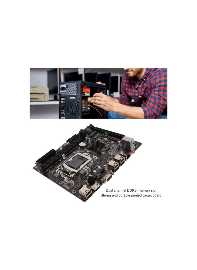 Generic - LGA 1155 Motherboard with , Channel DDR3, 6 USB2.0, HD Output, Mini ITX for PC - Image 1