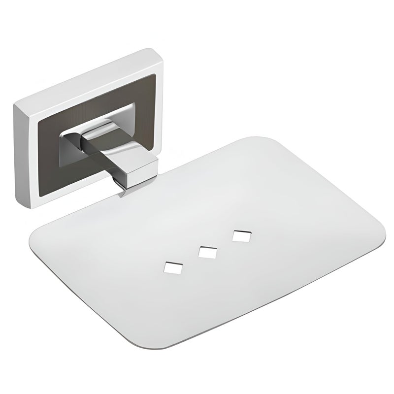 New Ware Stainless Steel Soap Holder/Robe Hook/Brush Holder/Napkin Towel Hanger/Towel Rack(18 Inch) for Bathroom and Kitchen (Chrome Finish) - Image 3