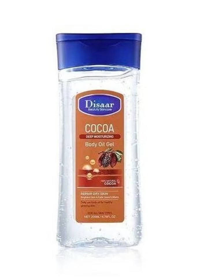 Disaar - Disaar Cocoa Deep Moisturizing Gel Body Oil - 200ml - Image 1