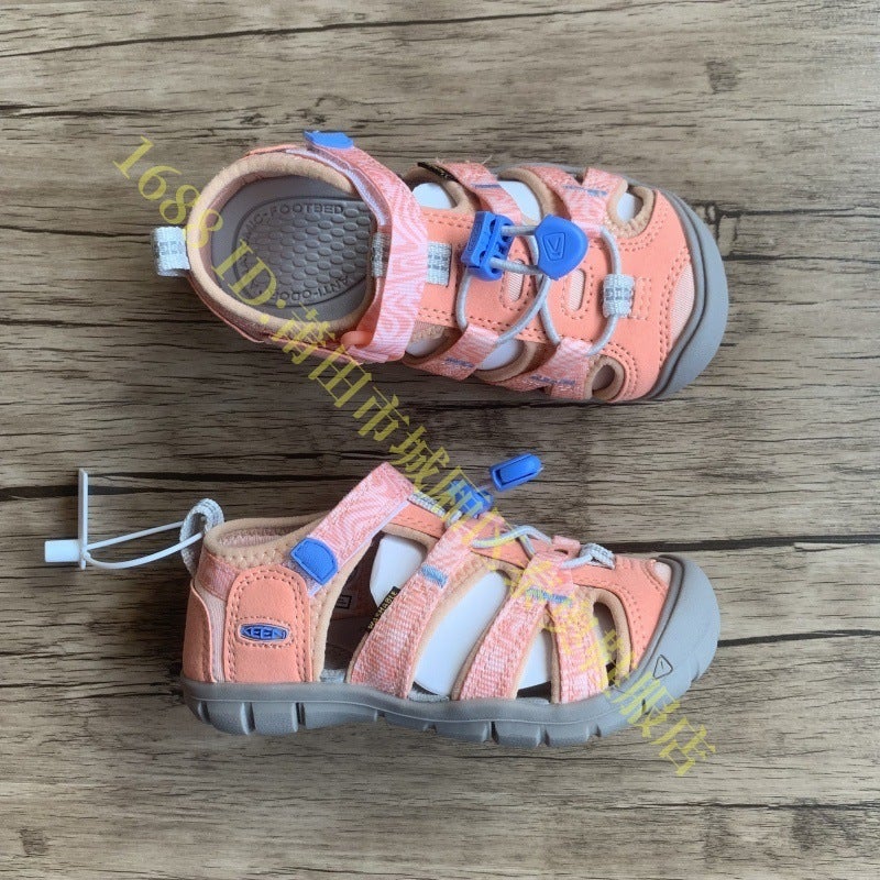 High Version Cohen Keen Children'S Shoes Lightweight Outdoor Sports Beach Sandals Boys And Girls Breathable Wading Shoes - Image 1