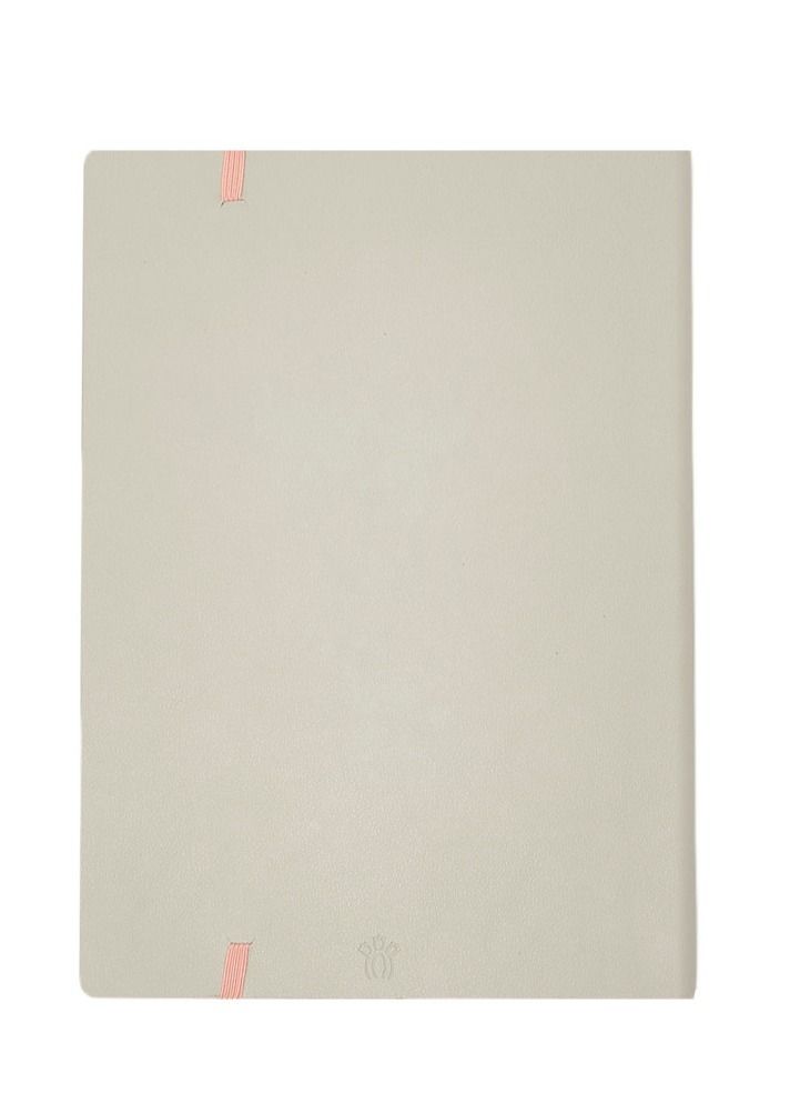 Prickly Pear Beige Elastic Closure Notebook Journal - Image 2