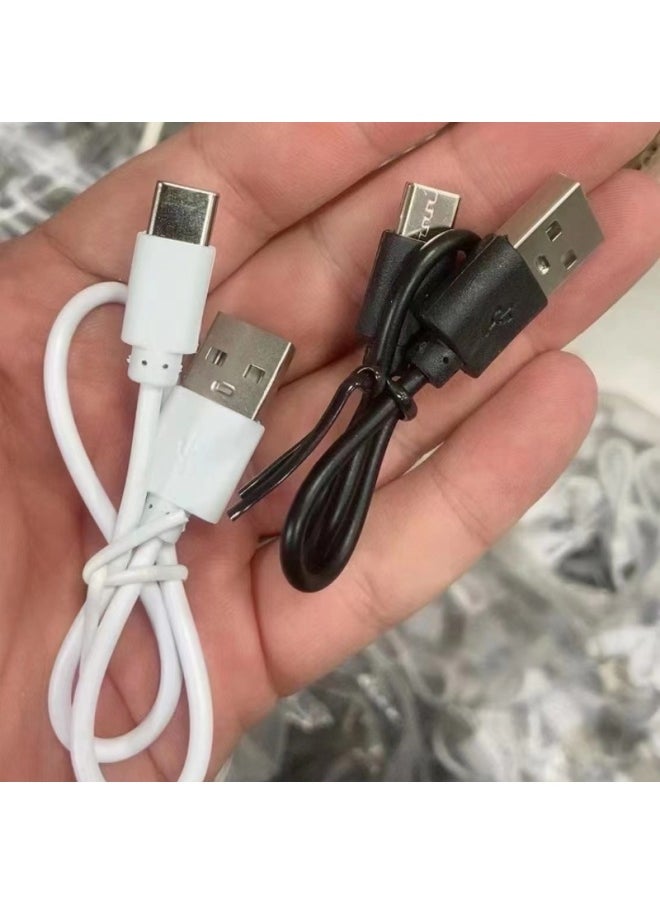Generic Type-C Charging Line Charging Treasure Bluetooth Headset With Line 2A Android Phone Data Line V8usb Charging Line-Color:30cm Usb To Tpc 2a White  - Image 3