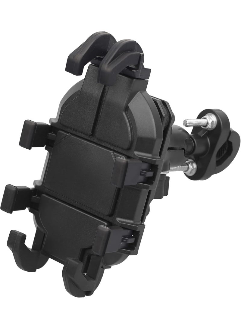 Bike Phone Mount with Vibration Dampener 4.7''-7.1'' Phone Holder for Motorcycle Bike Phone Mount Universal Handlebar Motorcycle Scooter (Handlebar Mount) - Image 1