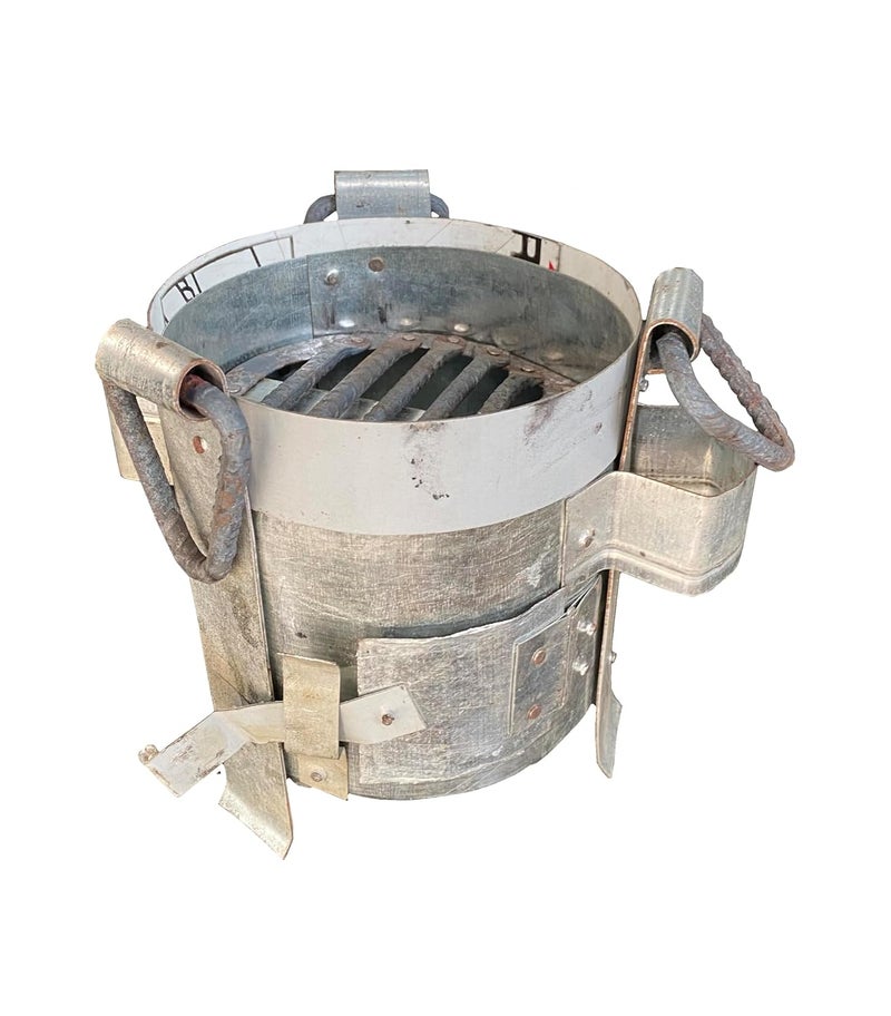 TINAX Mild Steel Round Sigdi for HomeChulhaAngeethi Commercial Use 75 INCH - Image 1