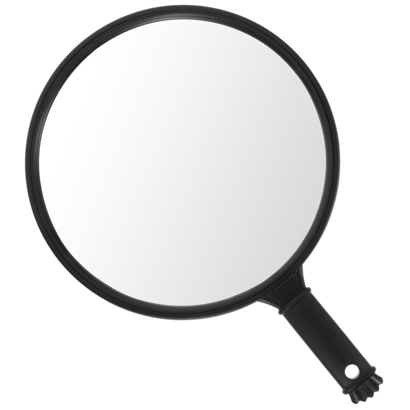Hand Mirror Makeup Mirror Round Handheld Mirror Rear View Barber Mirror - Image 1