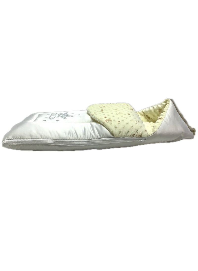Sweet baby Glamour Satin Baby Sleeping Bag with Embedded Stones comforter bag for sleeping solution  - Image 2