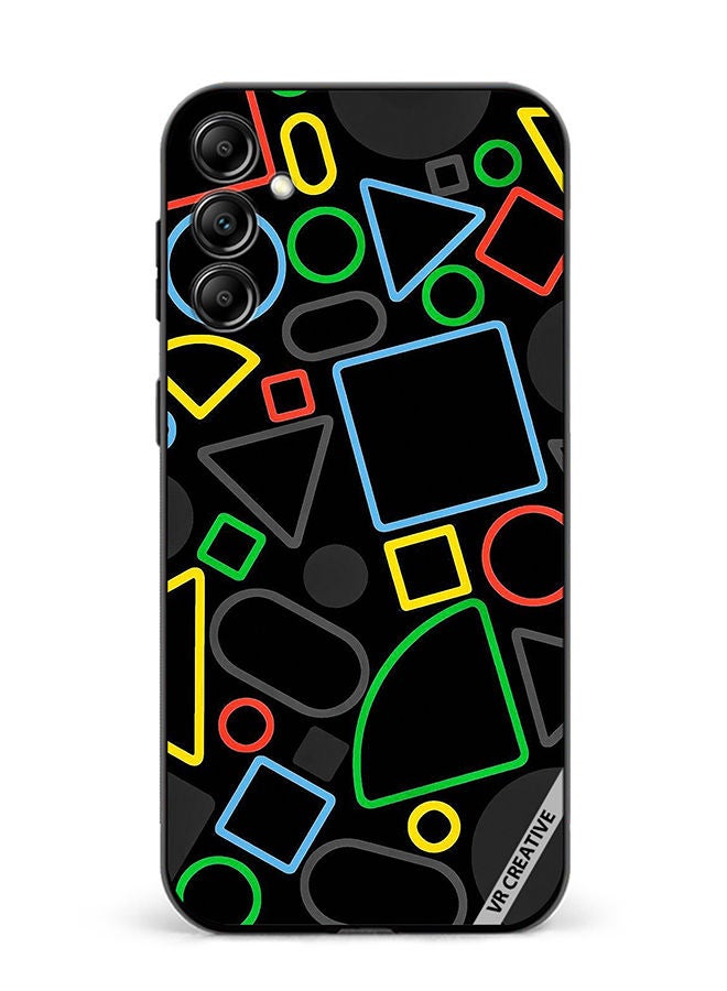 VR CREATIVE Protective Case Cover For Samsung Galaxy M14 Minimal Pattern Design Multicolour - Image 1