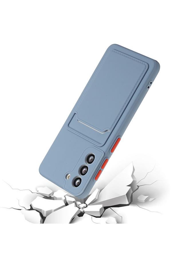 اس-توب جراب لهاتف Samsung Galaxy S21 5G بتصميم فتحة بطاقة، جراب واقٍ مقاوم للصدمات من مادة TPU - Image 5