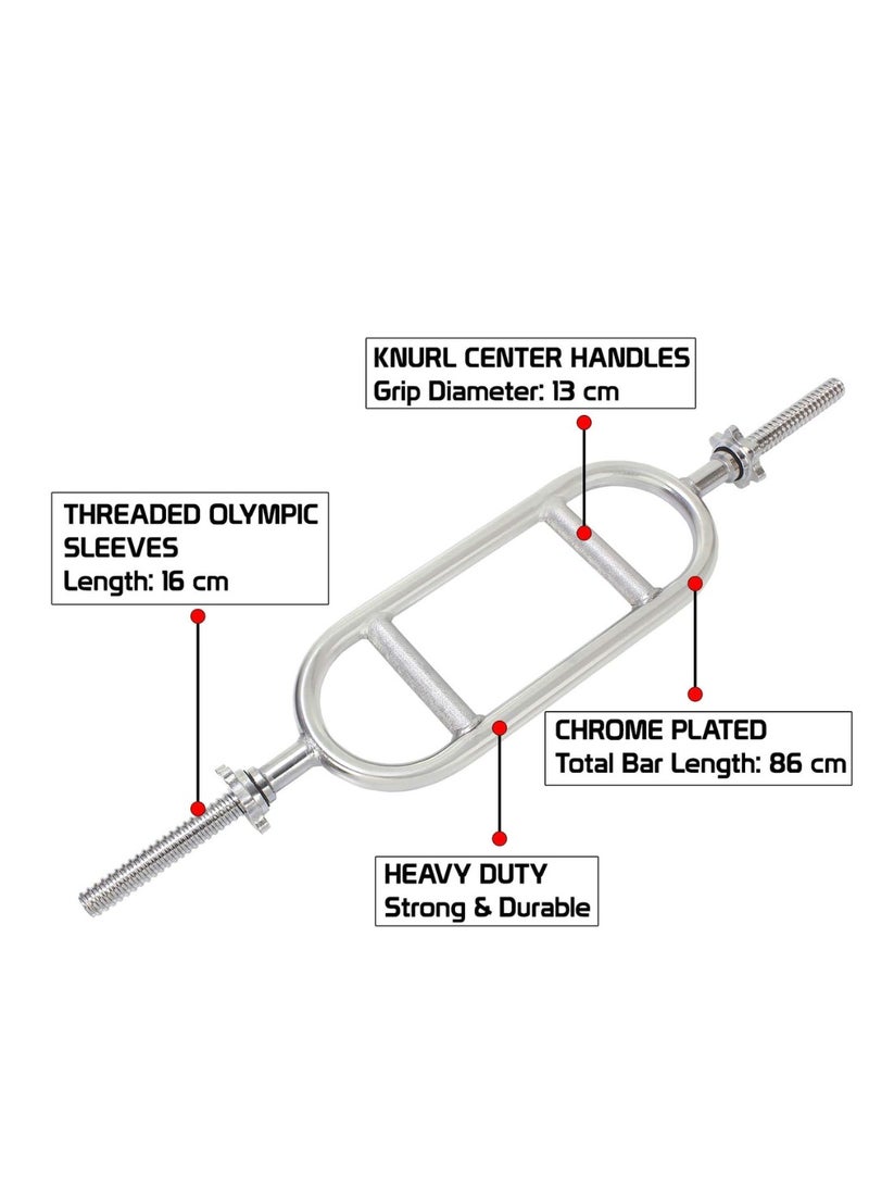 Spall Triceps Weight Bar Solid Hammer,Triceps Barbell Lifting Bar for Home Gym Exercise - Image 4