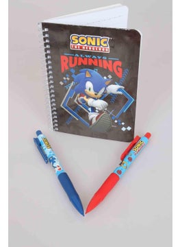 Disney LICENSED SONIC LINED NOTEBOOK AND VERSATILE TIP PEN 0.7 mm PACK OF 2  - Image 2