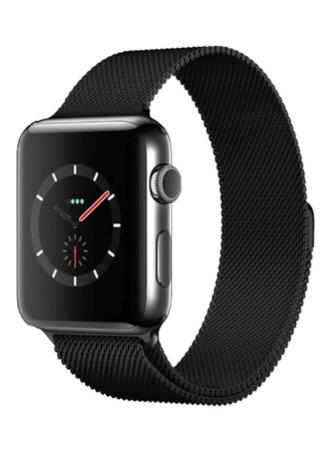 NIBEMINENT Henlein Series Replacement Band For Apple Watch 42/44 mm Black - Image 1