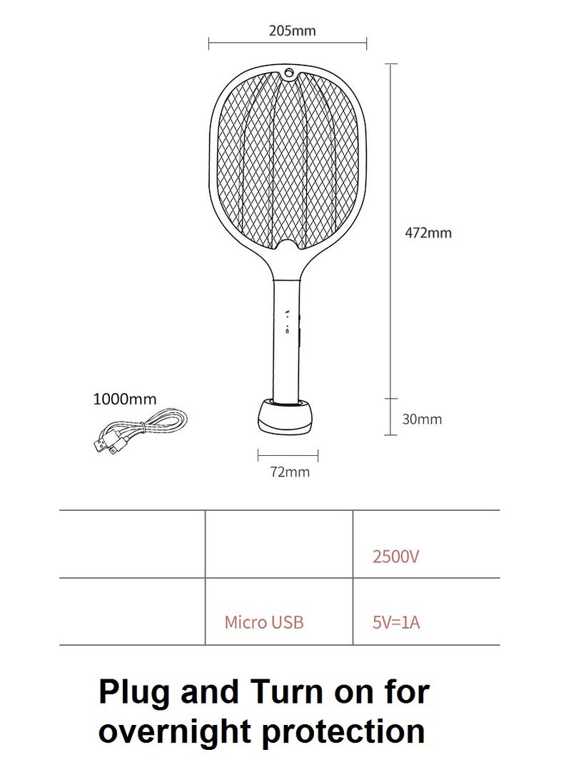 Mosquito Racket Fly Swatter with UV Light Auto Mode - pzsku/Z9B700802C4F002291612Z/45/_/1727493457/b53a011a-a71d-48b9-b8f5-9fb3ff537943