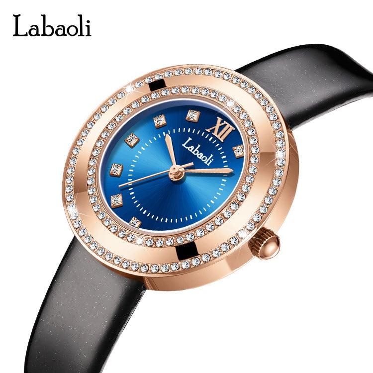 لاباولي ساعة لاباولي النسائية الكوارتز مع أحجار الراين، LA036 - Image 2