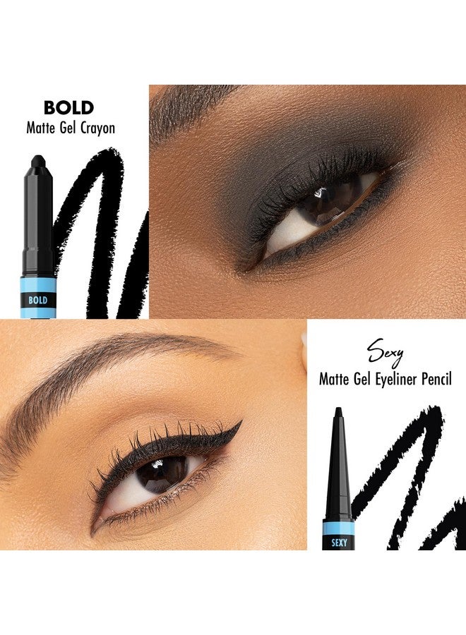 Black Radiance Bold & Sexy Gel Eyeliner,Waterproof Dual-Ended Retractable, Buildable & Blendable Smudge-Proof Smooth Matte Finish, Cruelty-Free & Vegan- After Hours - Image 3