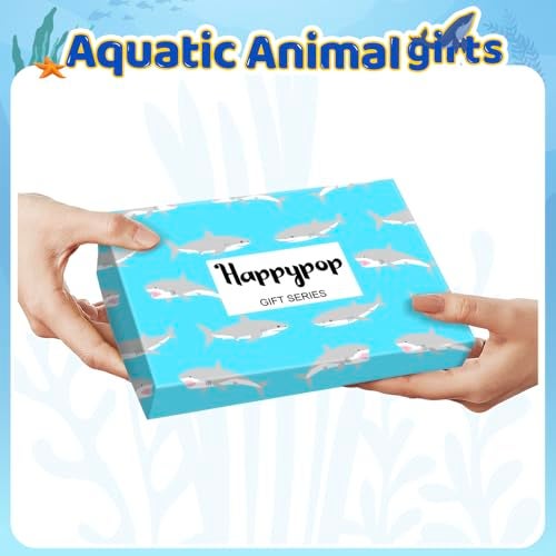 Happy Pop HAPPYPOP Crazy Shark Socks for Boys - Ocean Animal Lover Gifts, Fun Socks for Kids 7-9 Years - Image 3