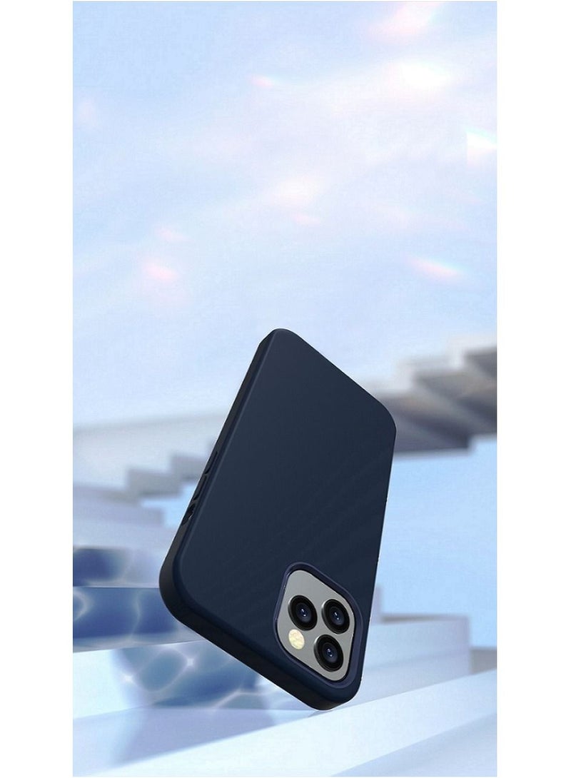 ديفيا كفر سيليكون للايفون 13 برو - أزرق - Image 5