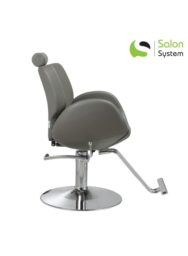 Salon System Salon Chair with Hydrolics Adjustable Height gray - Image 2