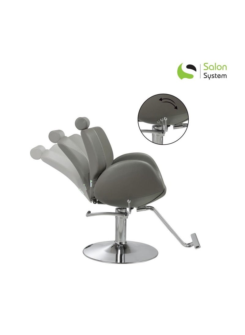 Salon System Salon Chair with Hydrolics Adjustable Height gray - Image 5