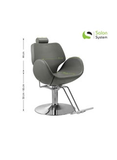 Salon System Salon Chair with Hydrolics Adjustable Height gray  - Image 4