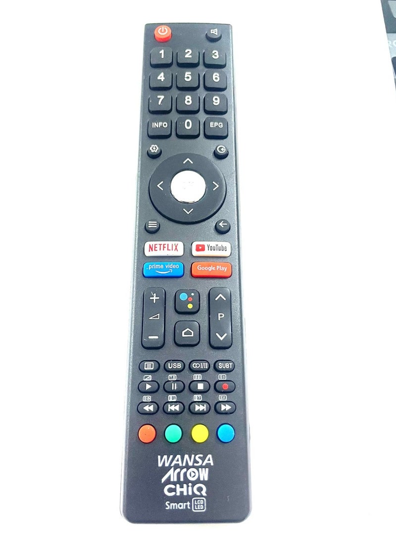 Wansa Remote Control for ARROW Smart TV without Voice Function Compatible Replacement Remote for Home Use Daily TV Control - Image 1