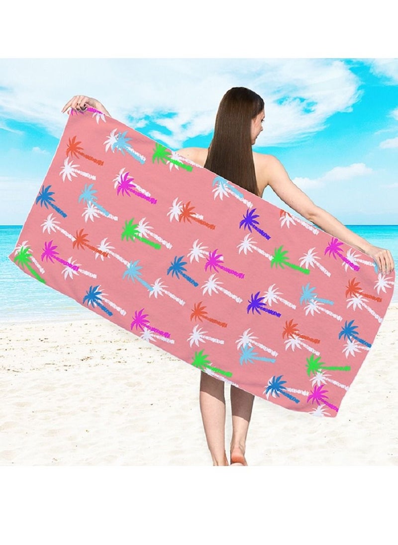 Y&D Microfiber Beach Towel,Quick Fast Dry Super Bath Towels Absorbent Blanket,Suitable For Travel,Camping,Pool 