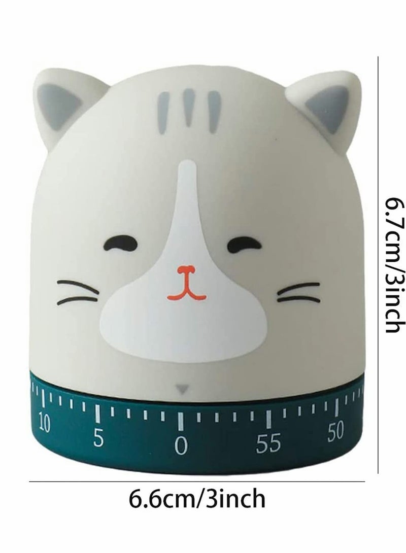 Excefore Mechanical Kitchen Timer,  360 Degree Rotating Cute Animals Mechanical Timer for Kids, No Batteries Loud Ring, Cooking Reading Do Sports Boiling Egg - Image 1