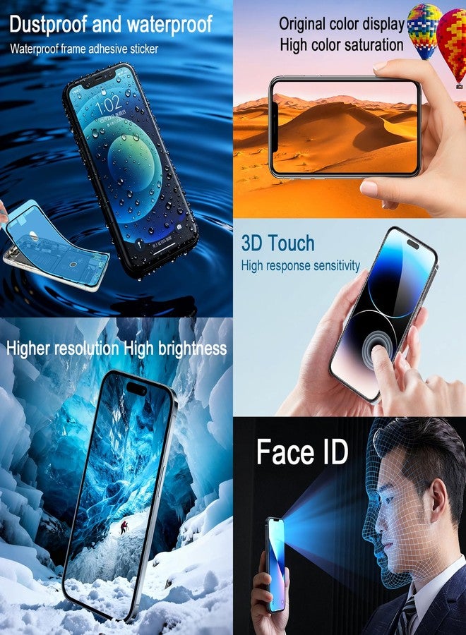 LMQ for iPhone 14 Pro Max Screen Replacement ，6.7 inch LCD Display and Touch Digitizer Full Assembly，with Repair Tool Kits ，Waterproof Tape，Screen Protector，for Model A2651,A2893, A2896, A2895,A2894 - Image 3