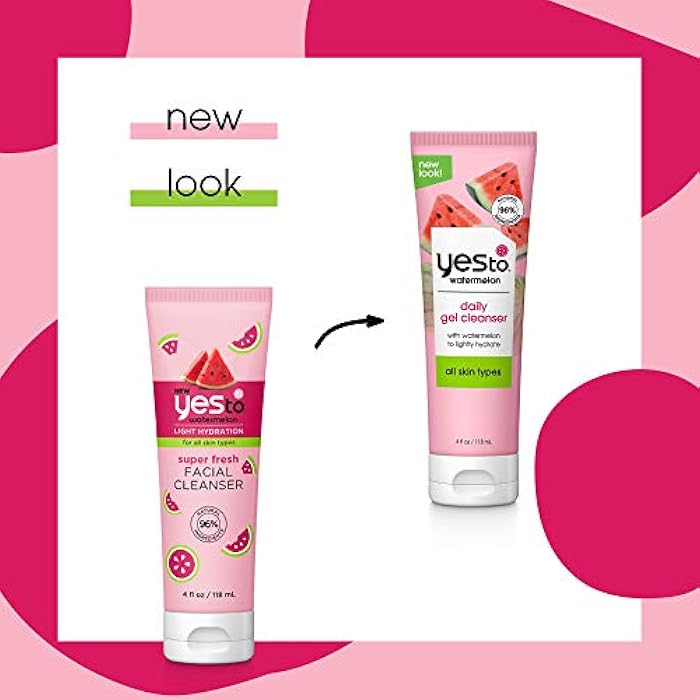 Yes To Watermelon, Light Hydration Super Fresh Cleanser, All Skin Types, Refresh & Hydrate Skin, fresh, 4 Fl Oz - Image 2