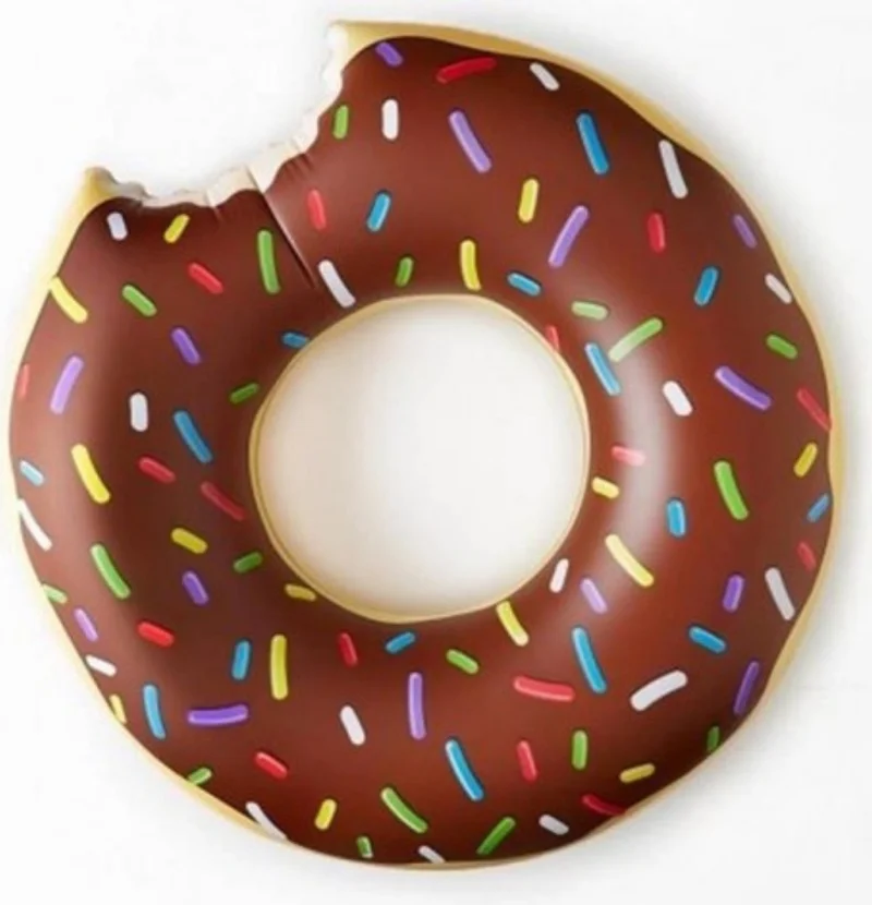 سيبورام Inflatable Donut Donut, Pool Donut, Children's Sea Donut, Inflatable Beach Donut 55CM