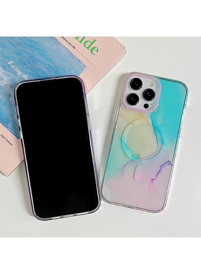 اس-توب جراب هاتف iPhone 14 Pro من الرخام المغلف بطبقة مزدوجة من Magsafe - Image 4