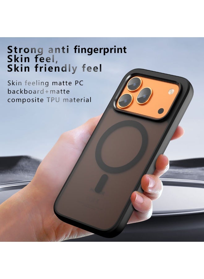 CHEROSIN Magnetic Phone Case for Honor 600/ Honor 600 Pro 5G Frosted Translucent Back Protective Slim Phone Cover - Image 3