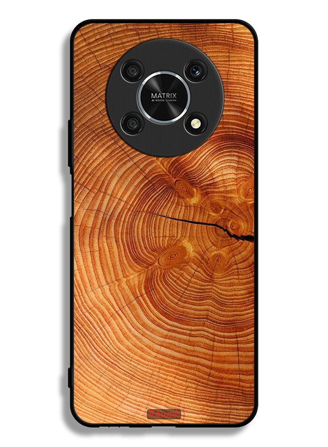 Tolwak Honor X9 5G Protective Case Cover Crack Wood - Image 2