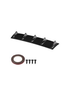 Shark Fin Diffuser,Universal Car Rear Bumper Chassis Shark Fin Spoiler Wing Lip Diffuser (M)