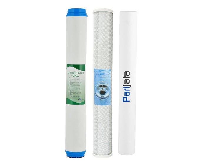 CTO GAC PP FILTER CARTRIDGE 20 INCH FOR COMMERCIAL WATER PURIFIER 50LTR WATER PURIFIER SERVICE FILTERS 5 MICRON SPUN FILTER 20 WITH CARBON FILTER