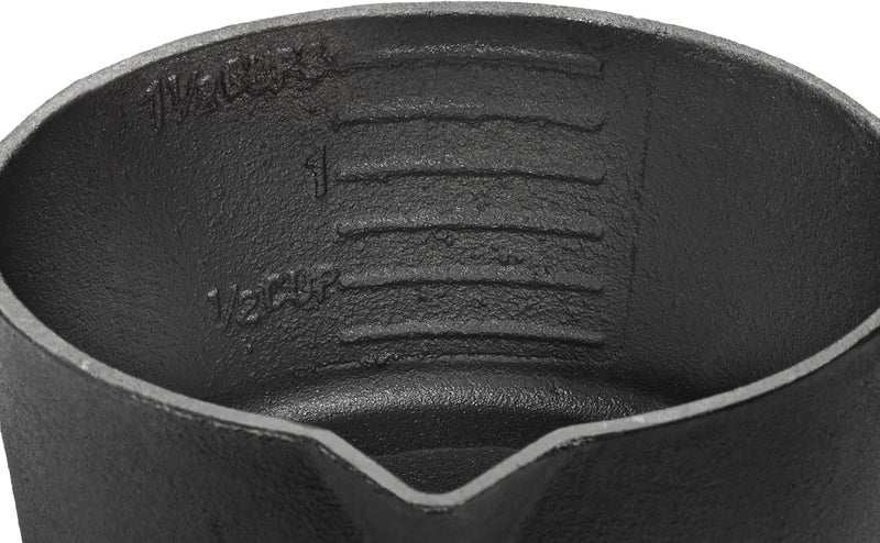 Outset Basting Pot and Brush, Cast Iron Pan and Sauce Brush - Image 4